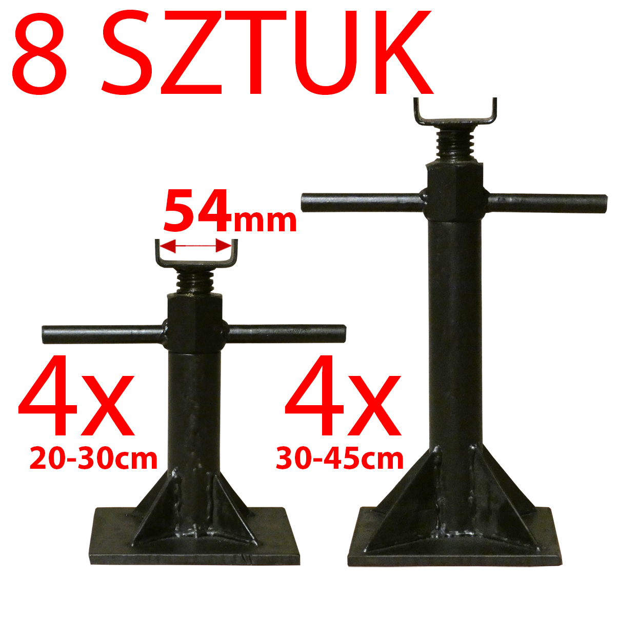 Komplet podstaw - 8 sztuk
